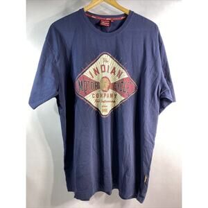 The Indian Motorcycle Company Black T-shirt Men's Extra Large 46-48
